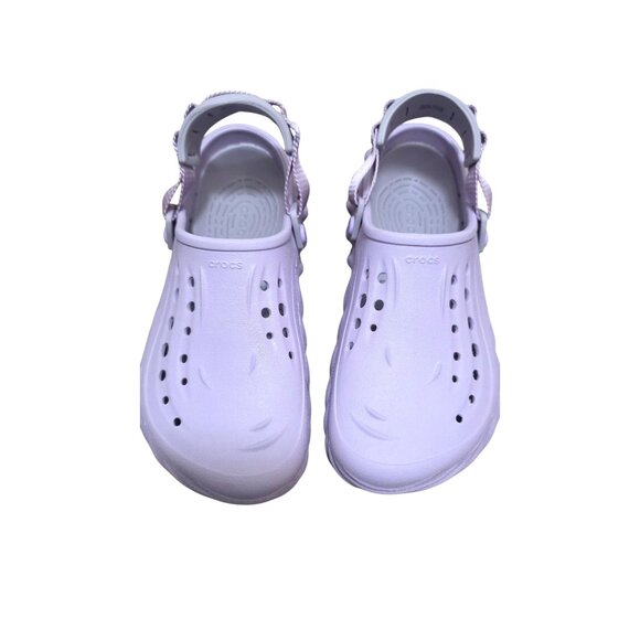 Crocs Unisex Lavender Echo Clogs Adjustable Straps Lightweight Size M8/W10 - Picture 1 of 7
